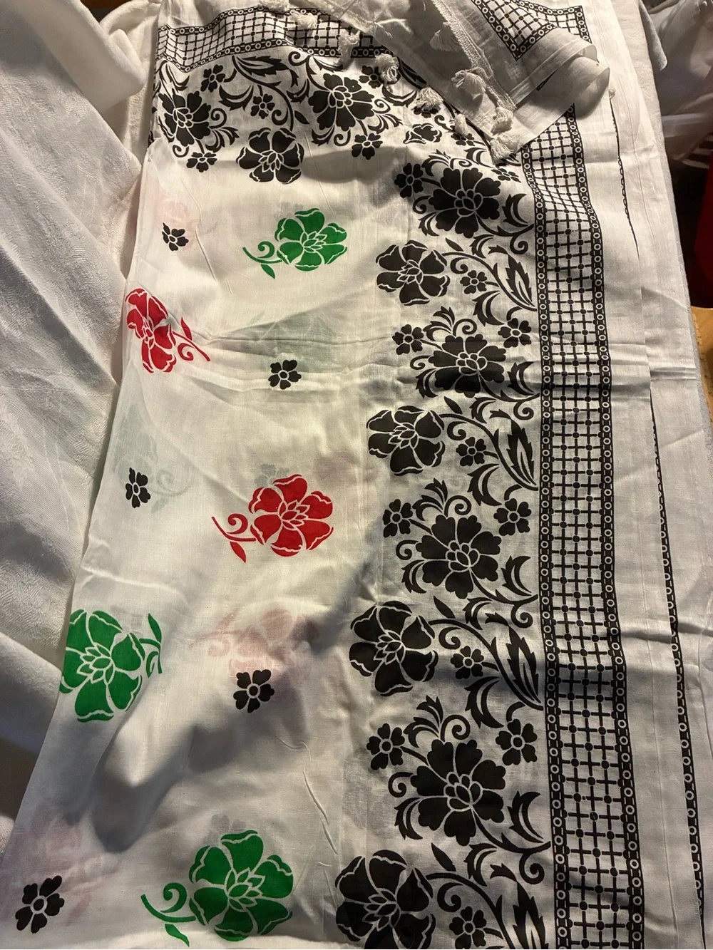 N/A floral tablecloth